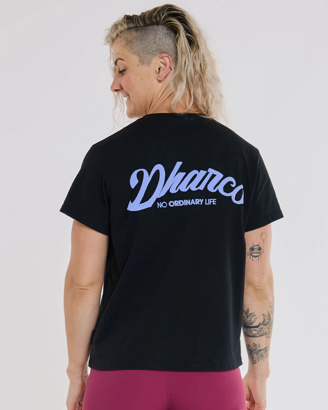 Womens Cotton Tee | Black Tight fit sexiness