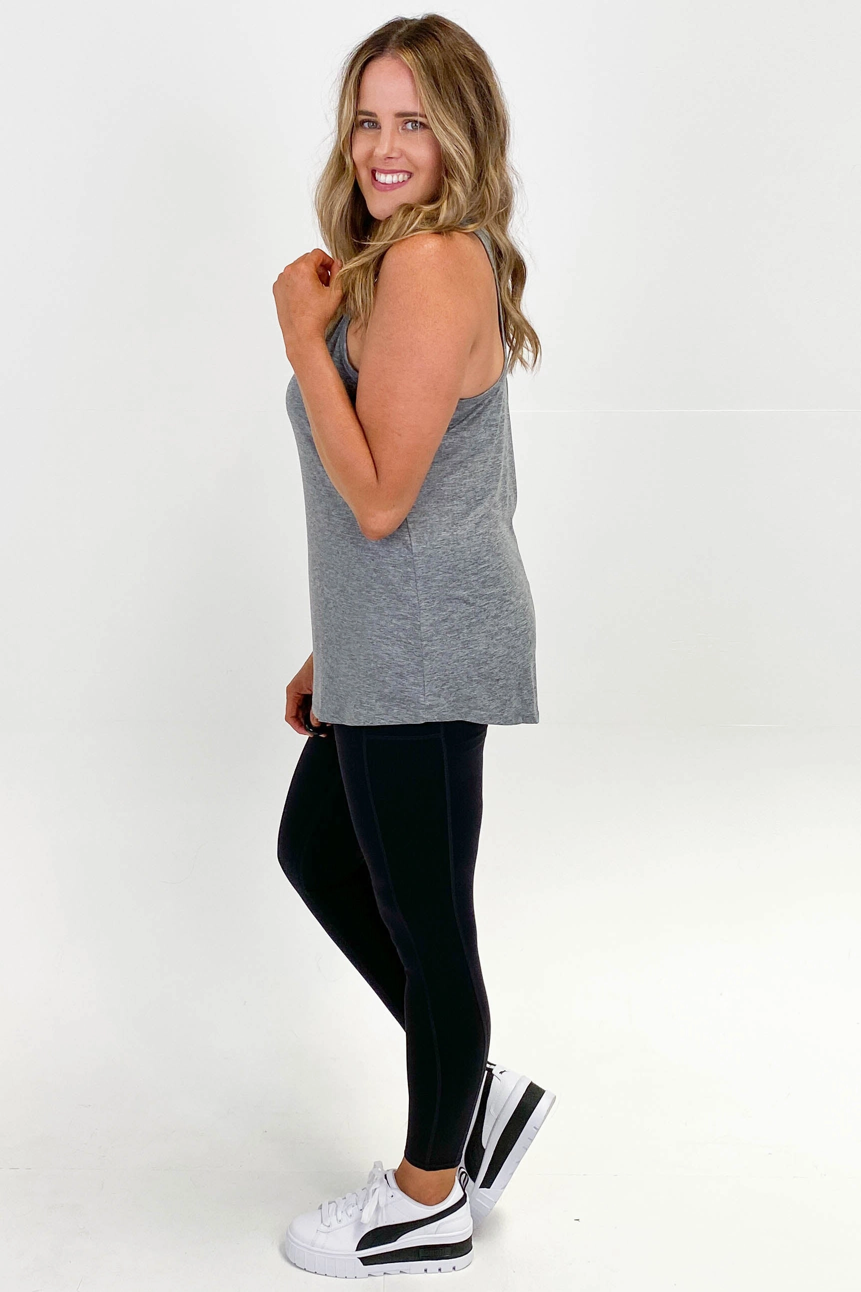 Skechers Go Walk High Waisted Legging Bold Black Easy Flow