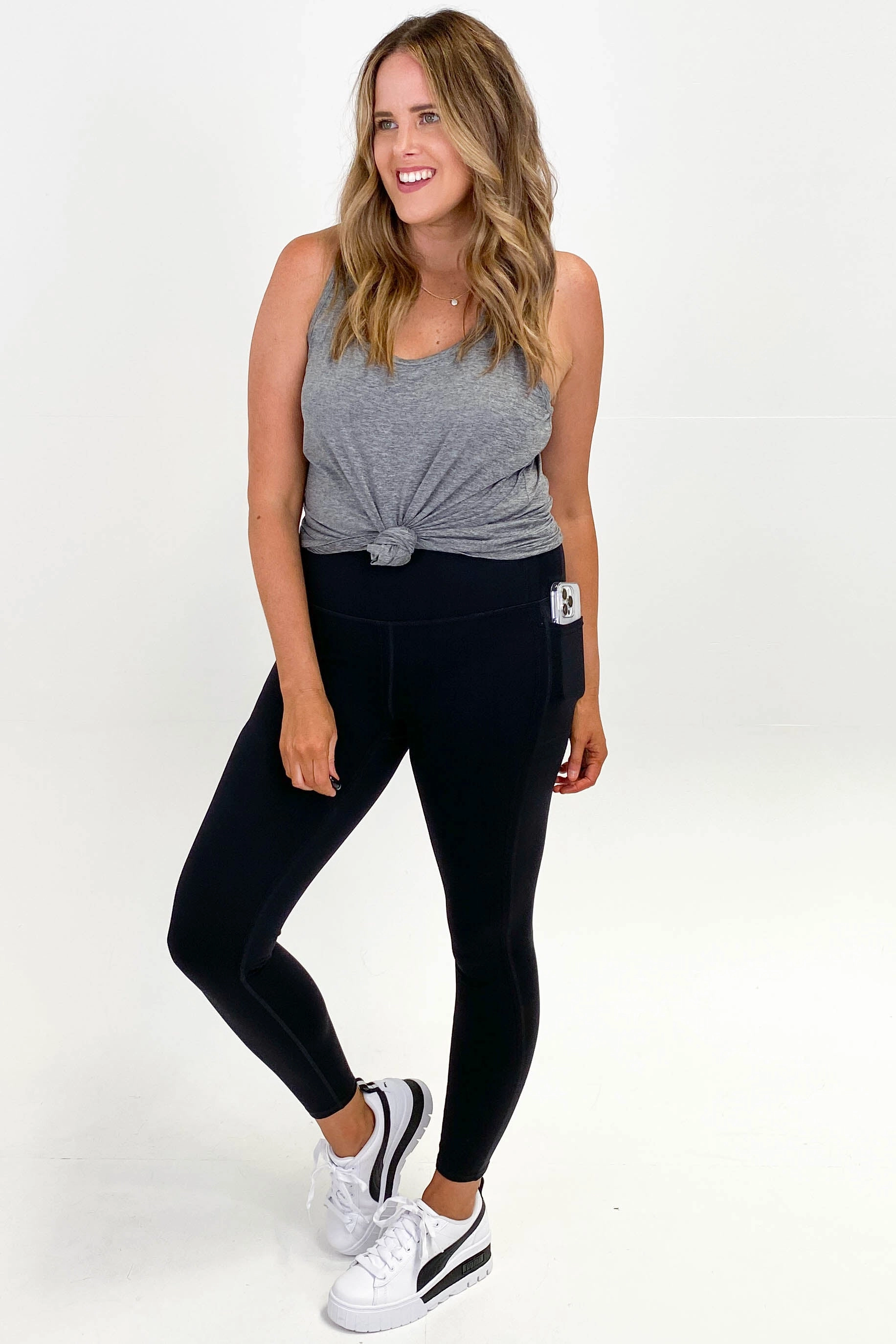 City Walk Skin Friendly Skechers Go Walk High Waisted Legging Bold Black