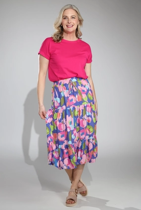 Skirt | Lavender Bouquet | 3367C1 Organic Cotton