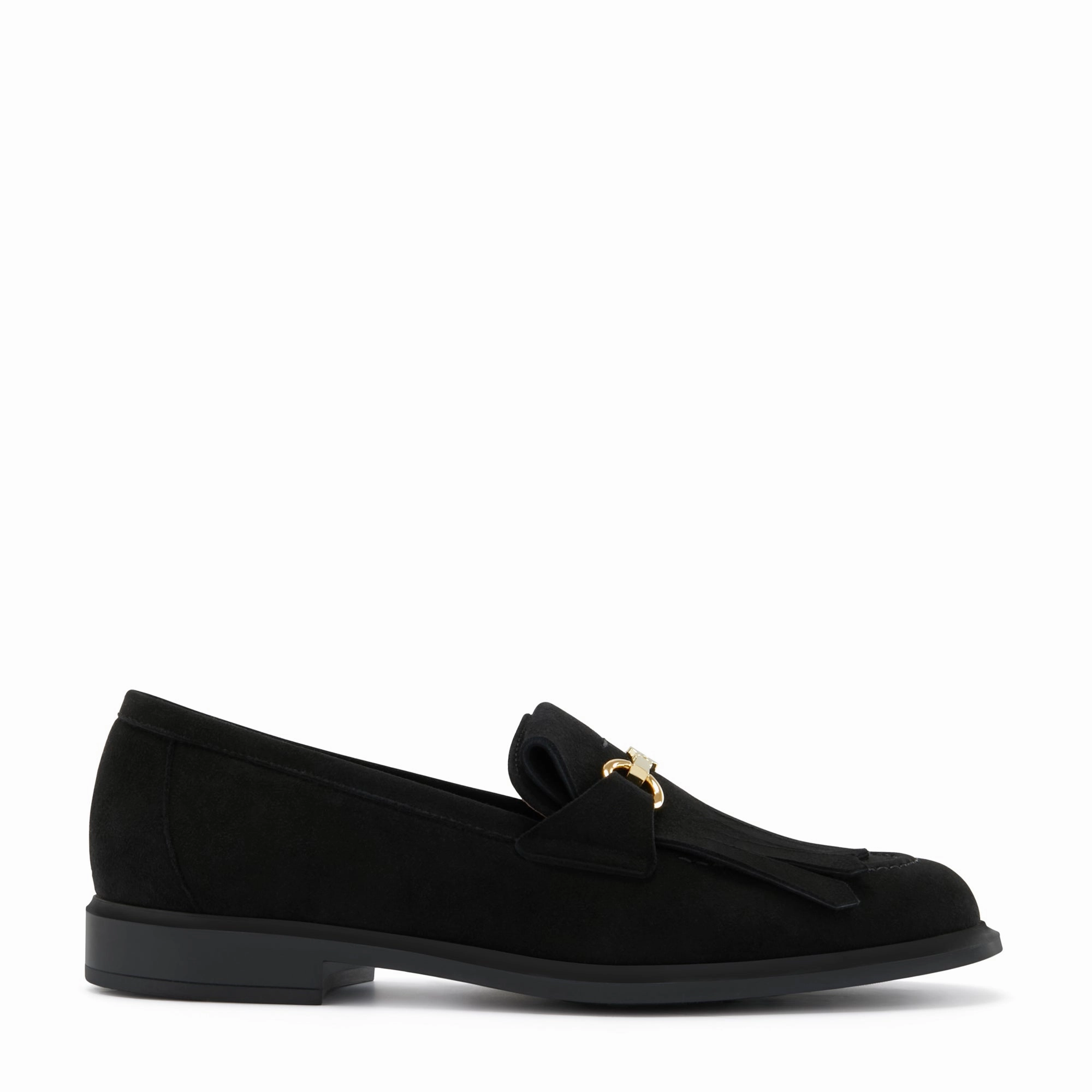 Vend?me Lave black suede loafers Soft Texture Steady Feel