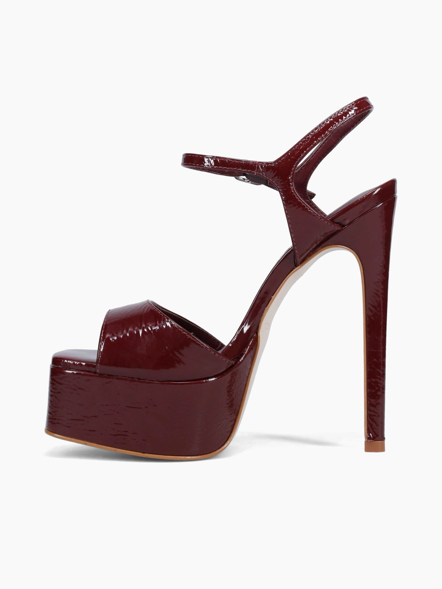 Carlota Deep Red Patent Luxury Footwear for Men