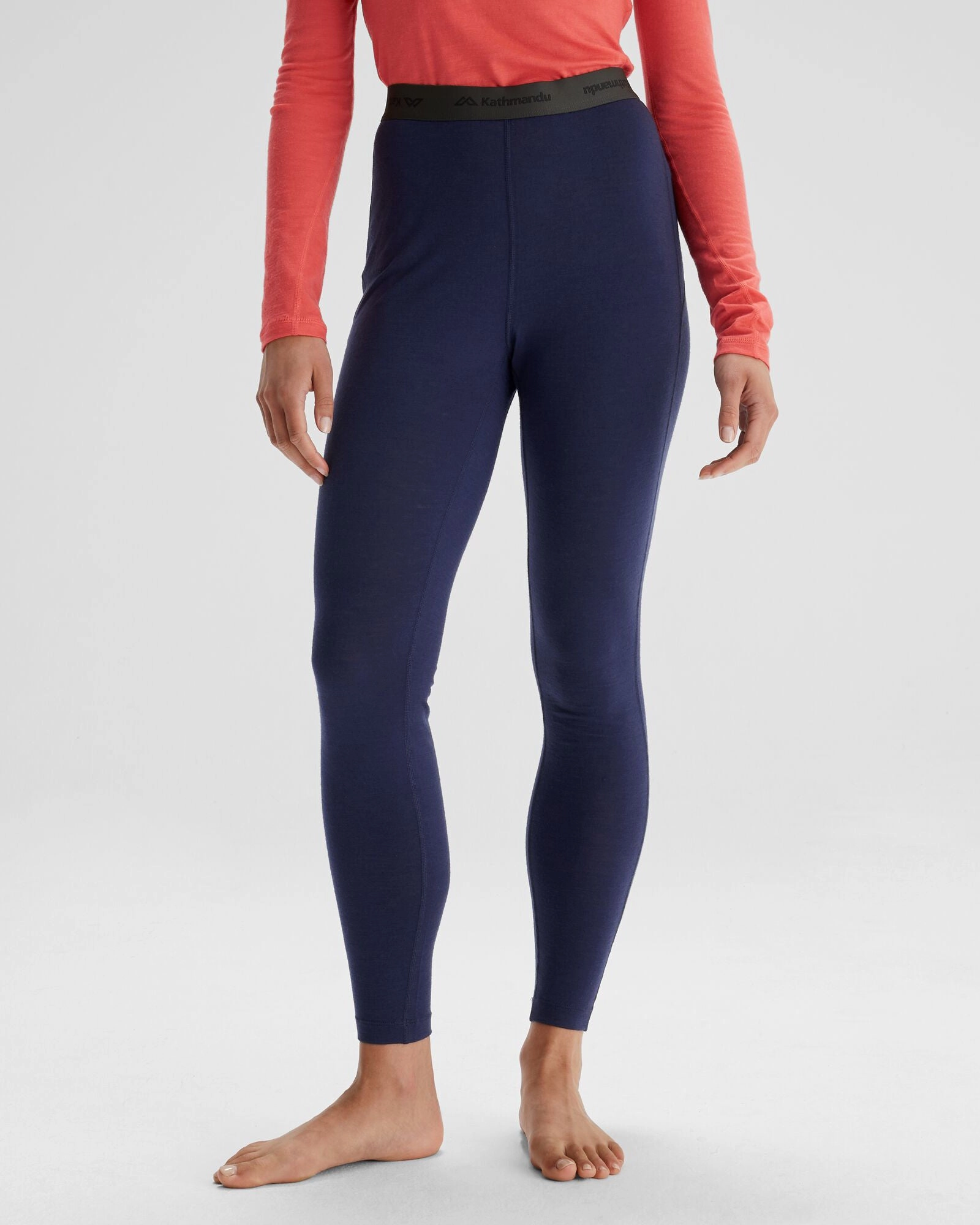 Women's K-Merino 125 Baselayer Leggings - Dark Horizon Airport Travel Active Lifestyle City Walk Lightweight Material