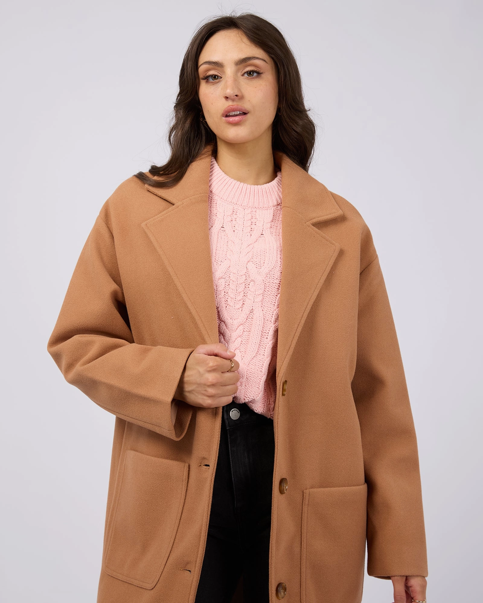 PFC Free Waterproofing All About Eve Dion Coat Camel