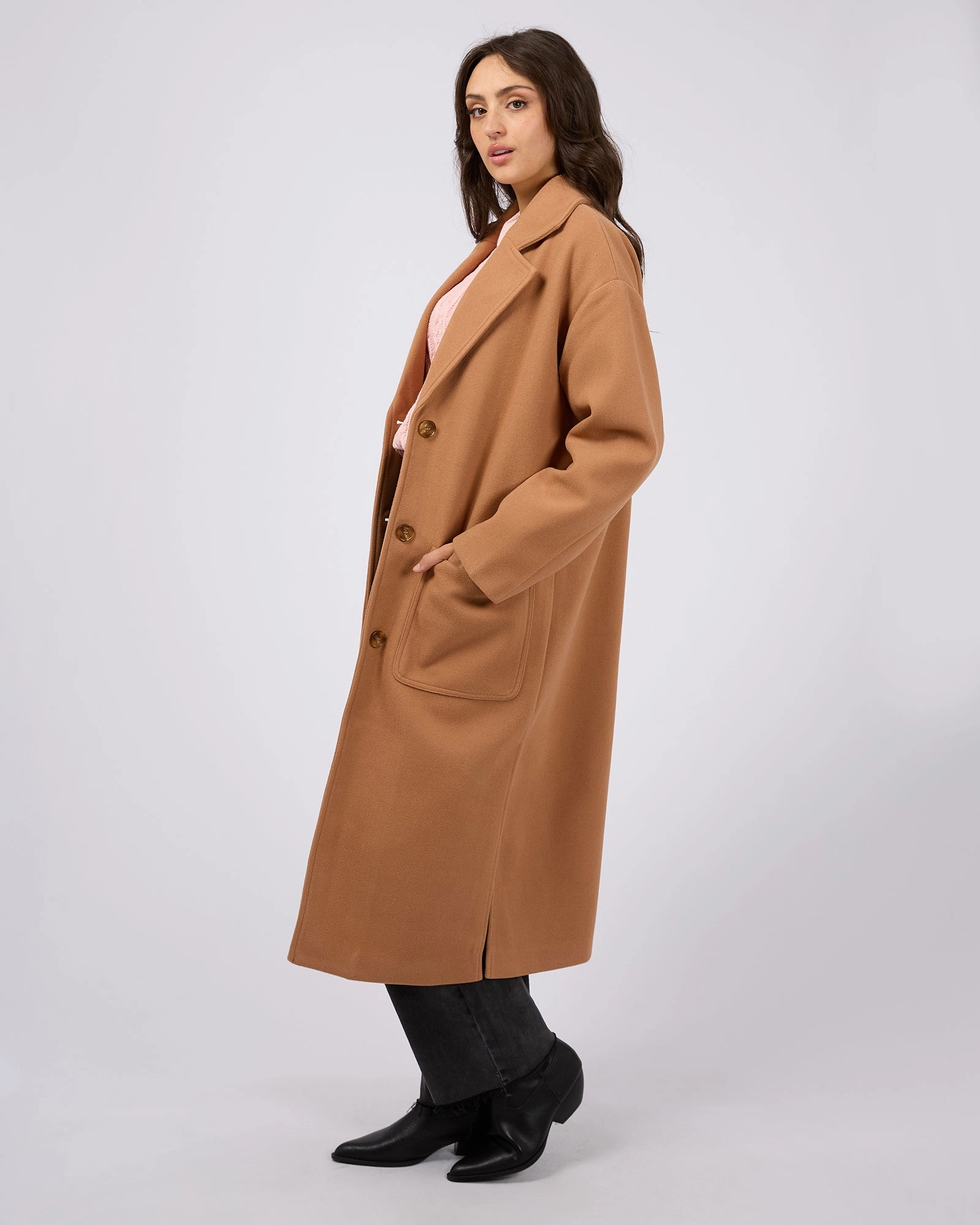 Ergonomic Silhouette All About Eve Dion Coat Camel