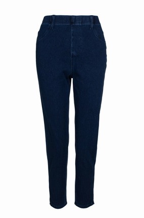 Eco Friendly Date Night Capri Jeans | DARK INDIGO | 6913C1