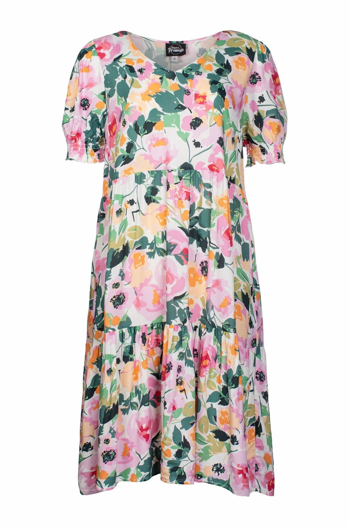 Dress | Petal Pink Garden | 7336C1 Smart Fashion