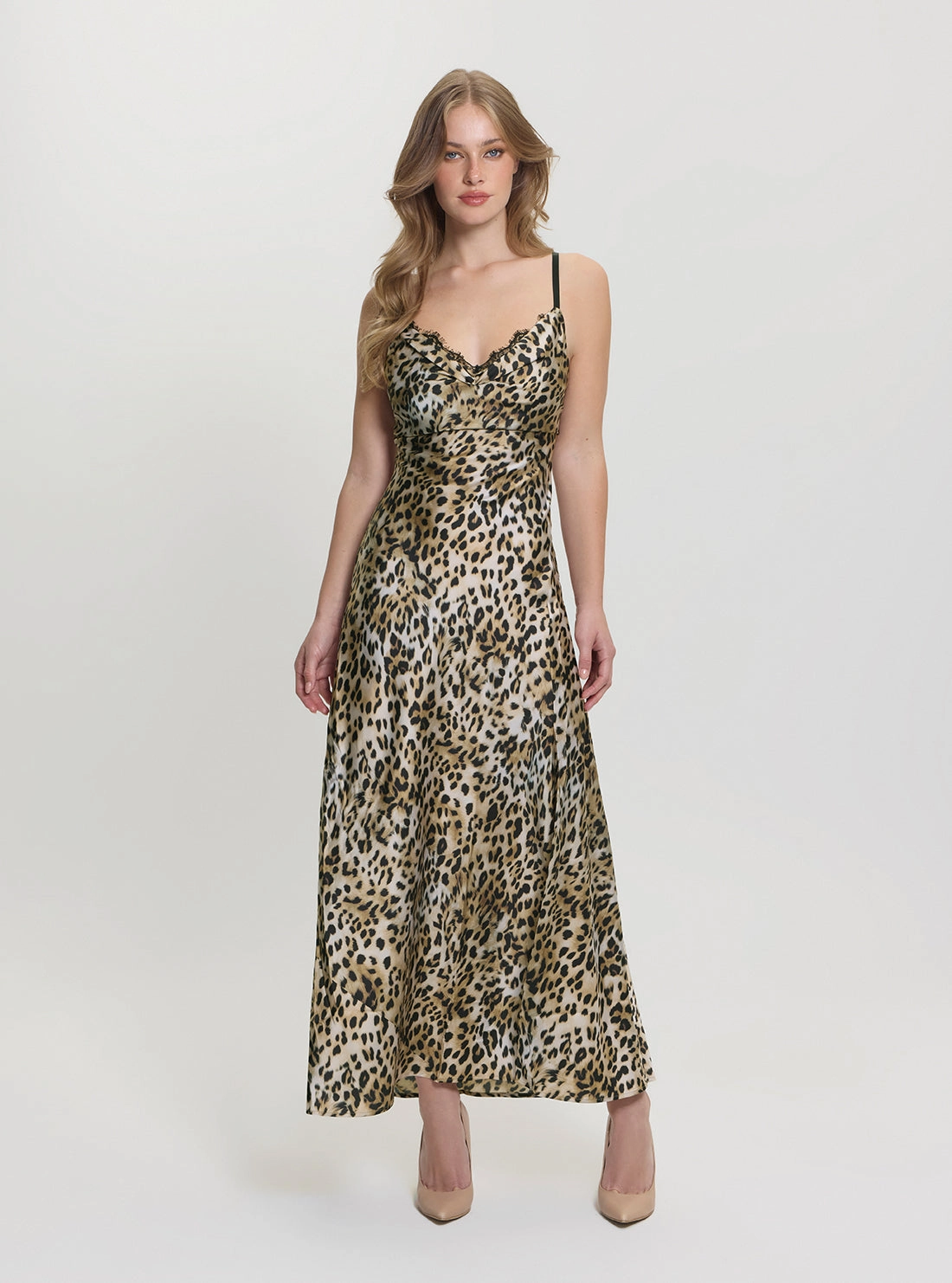 Vacation Vibe Eco Brown Adele Lace Maxi Dress