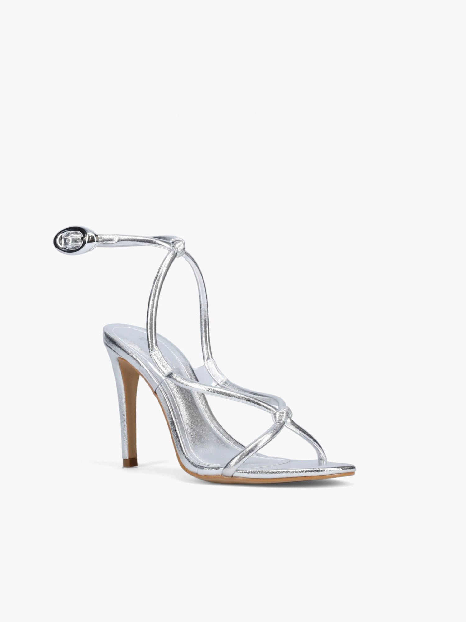 Summer Sandals Amaya Silver Napa Metallic