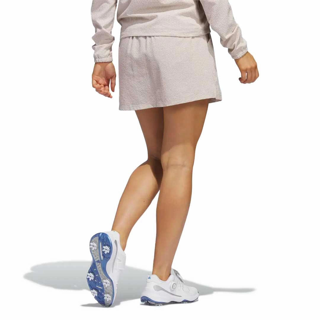 adidas - Women's Seersucker 16 Inch Golf Skort (HT1287) Relaxed Lines