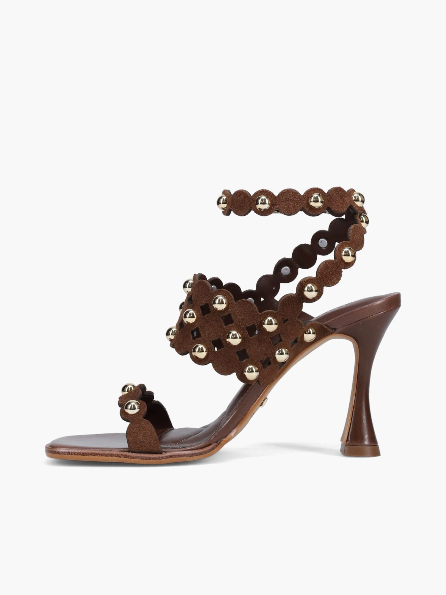 Chic Sandals Luxury Sandals Ameline Brownie  Suede