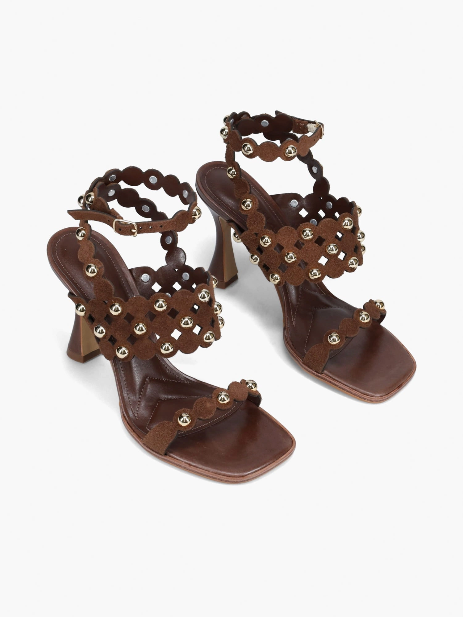 Wedding Heels Ameline Brownie  Suede