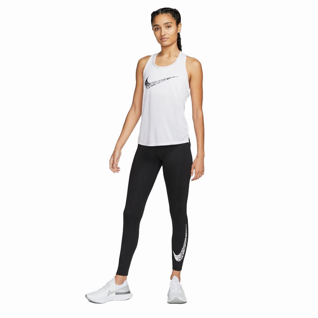 Weekend Comfort Nike - Women's Swoosh 7/8 Running Leggings (DM7767 010)
