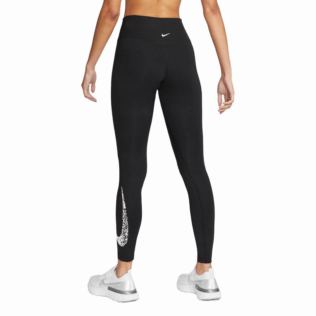 Nike - Women's Swoosh 7/8 Running Leggings (DM7767 010) Performance Wear Active Lifestyle