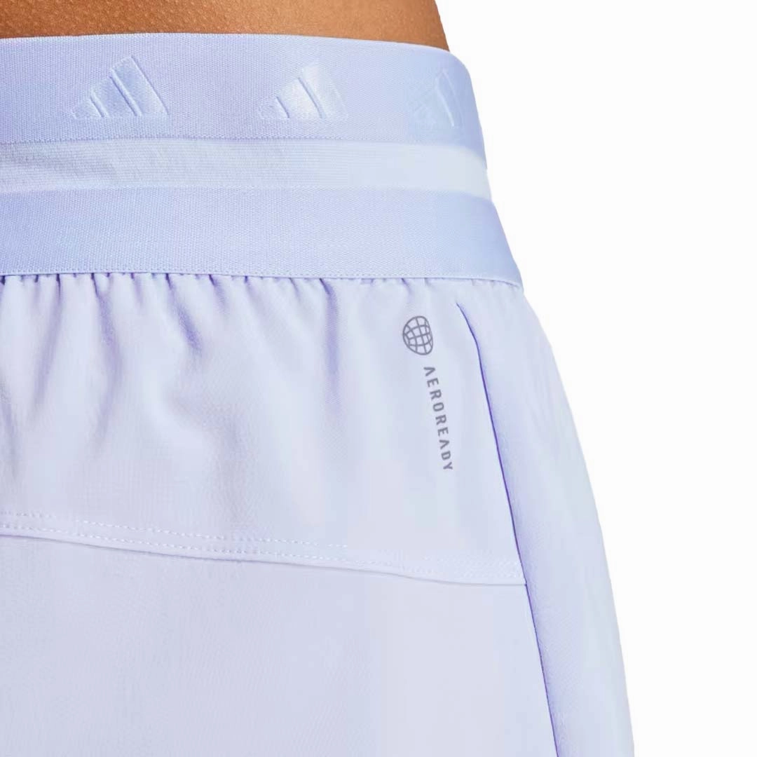 Anti Chafe Lining BreathableMeshLining adidas - Women's Training Hyperglam Pacer Shorts (IC8058)