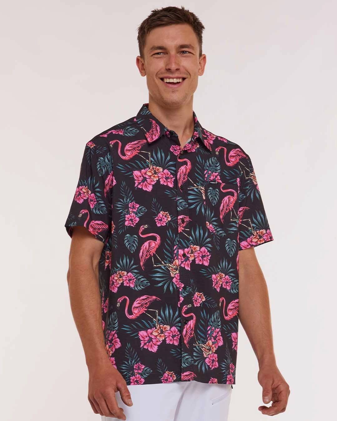 Mens Tech Party Shirt | Parker Snag Free Surface