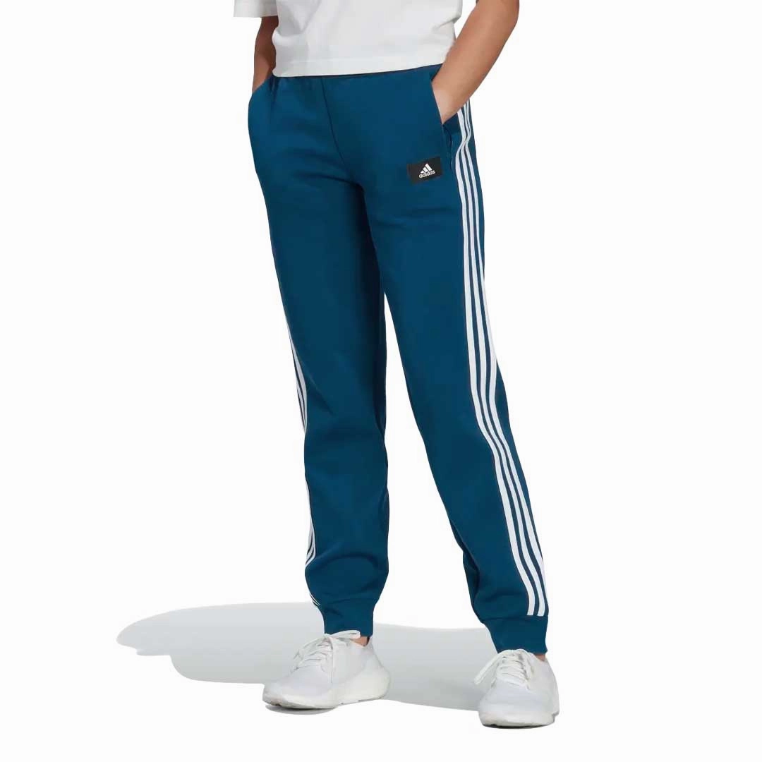 adidas - Women's Future Icons 3-Stripes Track Pant (HN0688) Snag Resistant Fabric