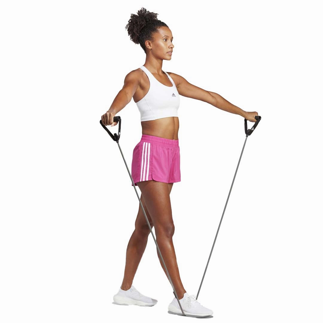 adidas - Women's Pacer 3-Stripes Woven Shorts (IB8697) Perfect Look Stay Active