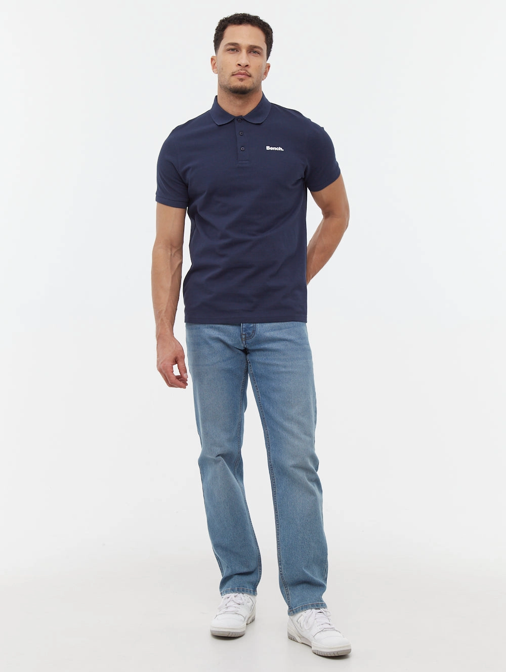 Stretchable Fabric Summer Fashion Yessio Emblem Polo