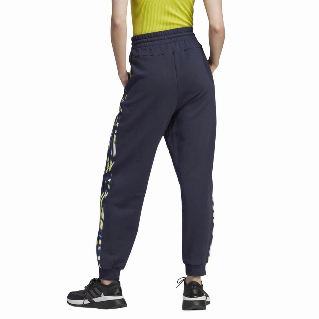 adidas - Women's Vibrant Print 3-Stripes Pant (IL5863) Heat Dissipating Polyester fabric