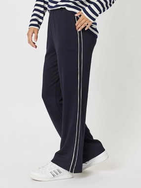 Threadz Urban Track Pant Navy Sporty Stretch Wear