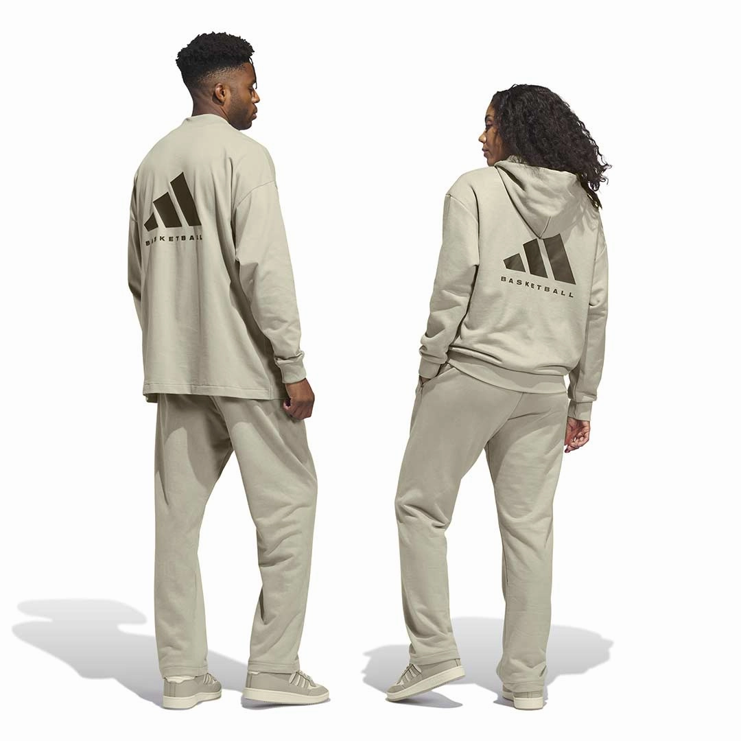 Daily Style Low Profile Waistband adidas - Unisex Basketball Sueded Pant (IN7710)