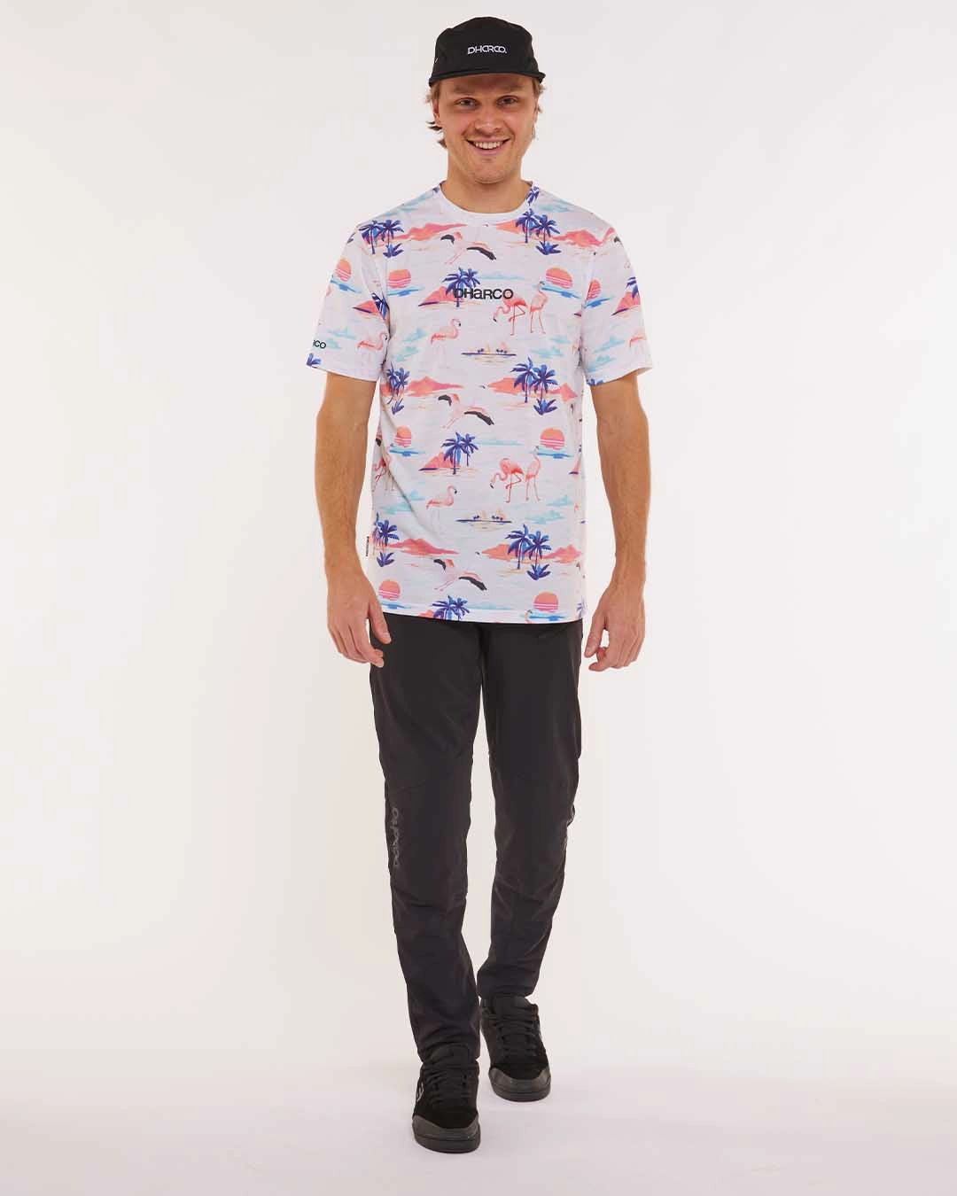 Mens Short Sleeve Tech Tee | Jessie Non Fading Material