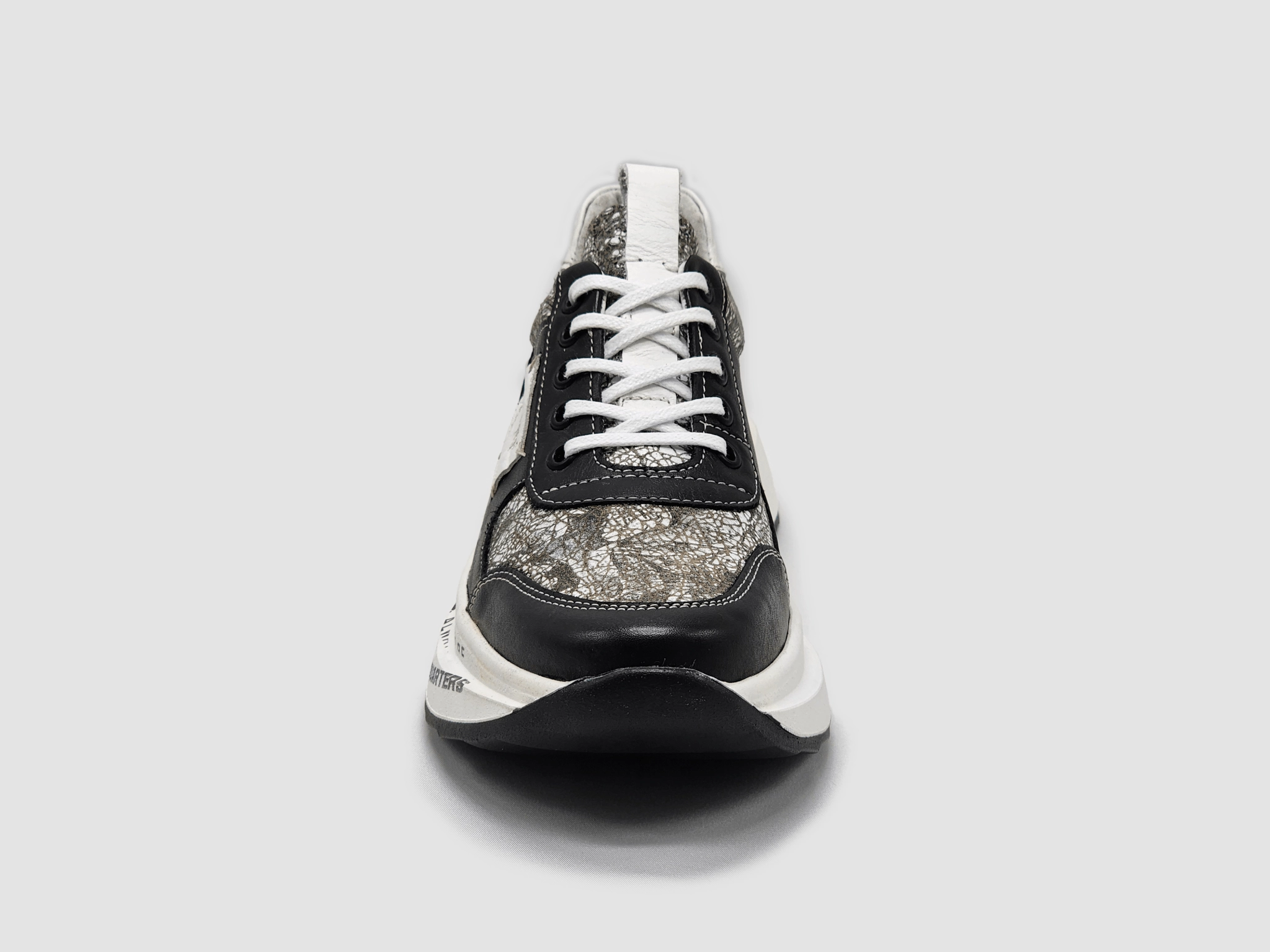 Women's Focus Leather Shoes - Black Premium Fit Short Walk