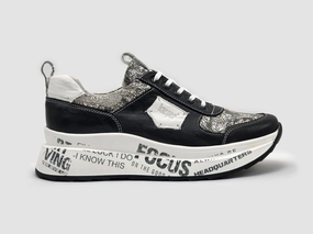 Women's Focus Leather Shoes - Black Tree Hike Urban Tasks