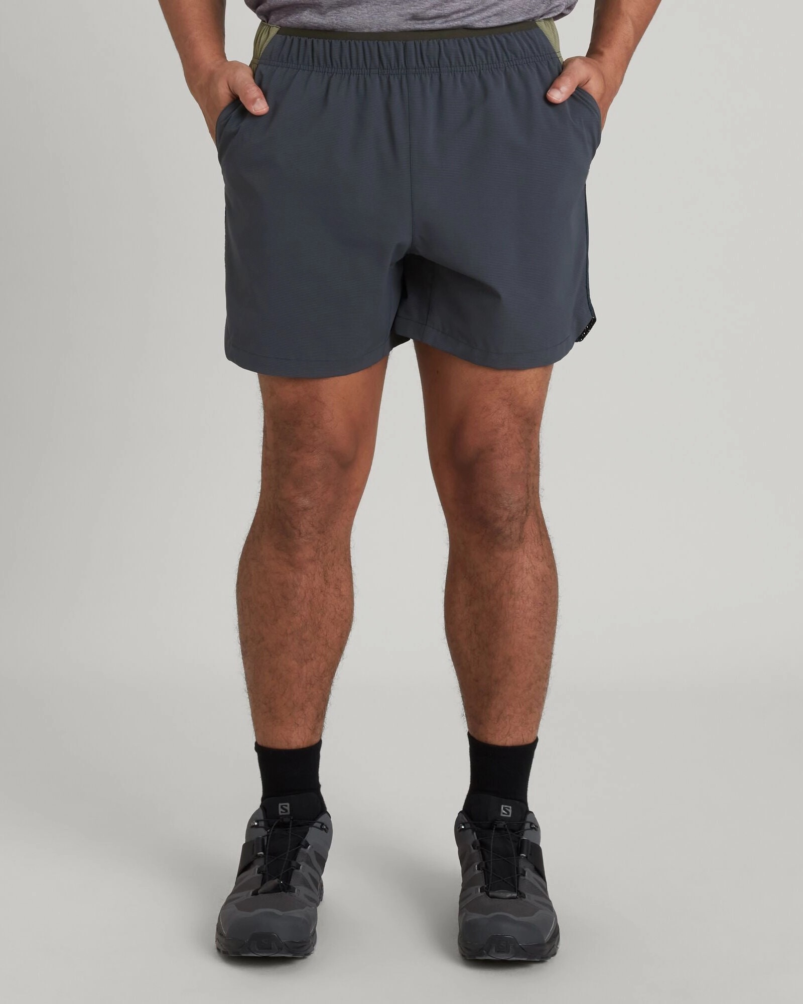 martial arts gear Budget - friendly WELL.DER.NESS Energy Men's 5 inch Shorts - Night/Beech