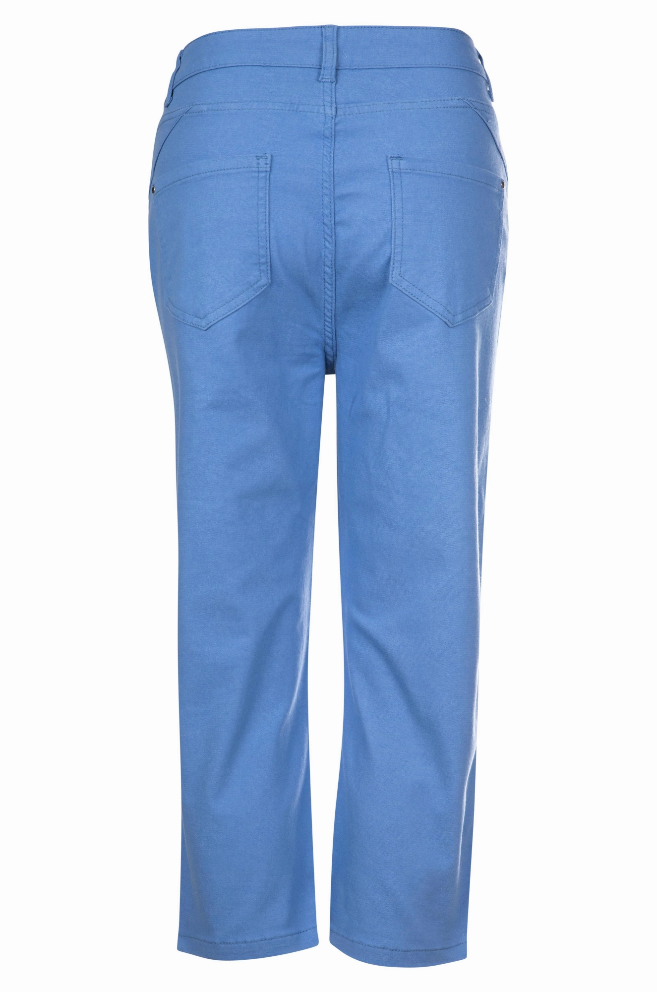 Date Night Summer Vibes Sophisticated Look Stretch Cotton blend MId Calf Jeans | SOFT BLUE | 6923A1