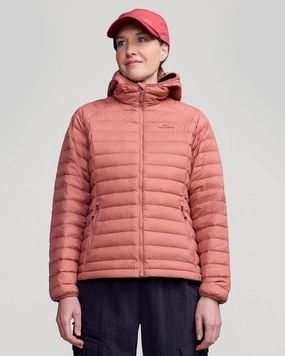 Women's Heli Down Hooded Jacket v3 - Clay Logo Free Style
