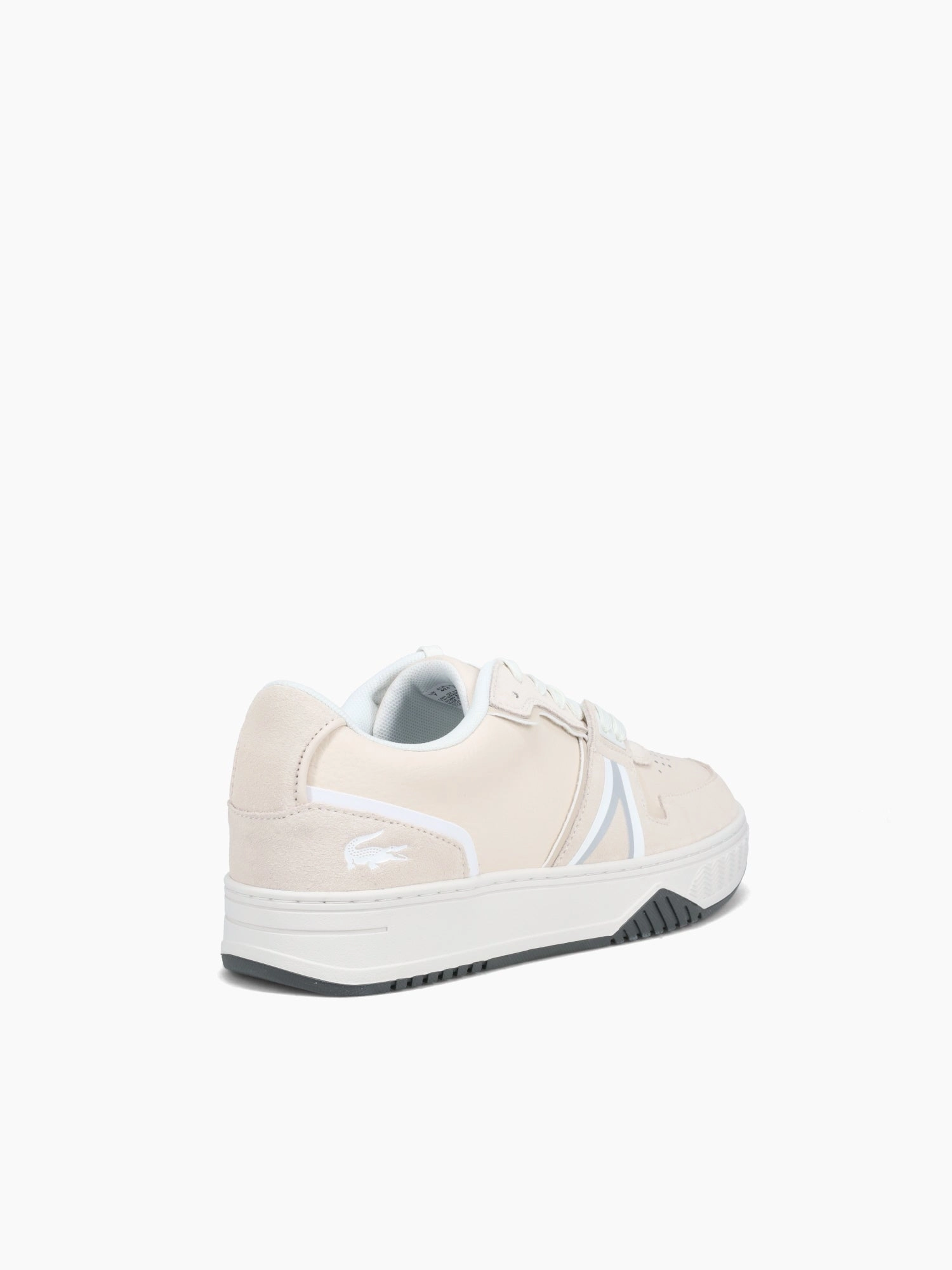 Smooth Entry L001 124 3 Offwhite Grey leather Suede