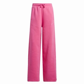 adidas - Women's All SZN Fleece Wide Pant (IM0324) Minimal Comfort Sport Wear Fit