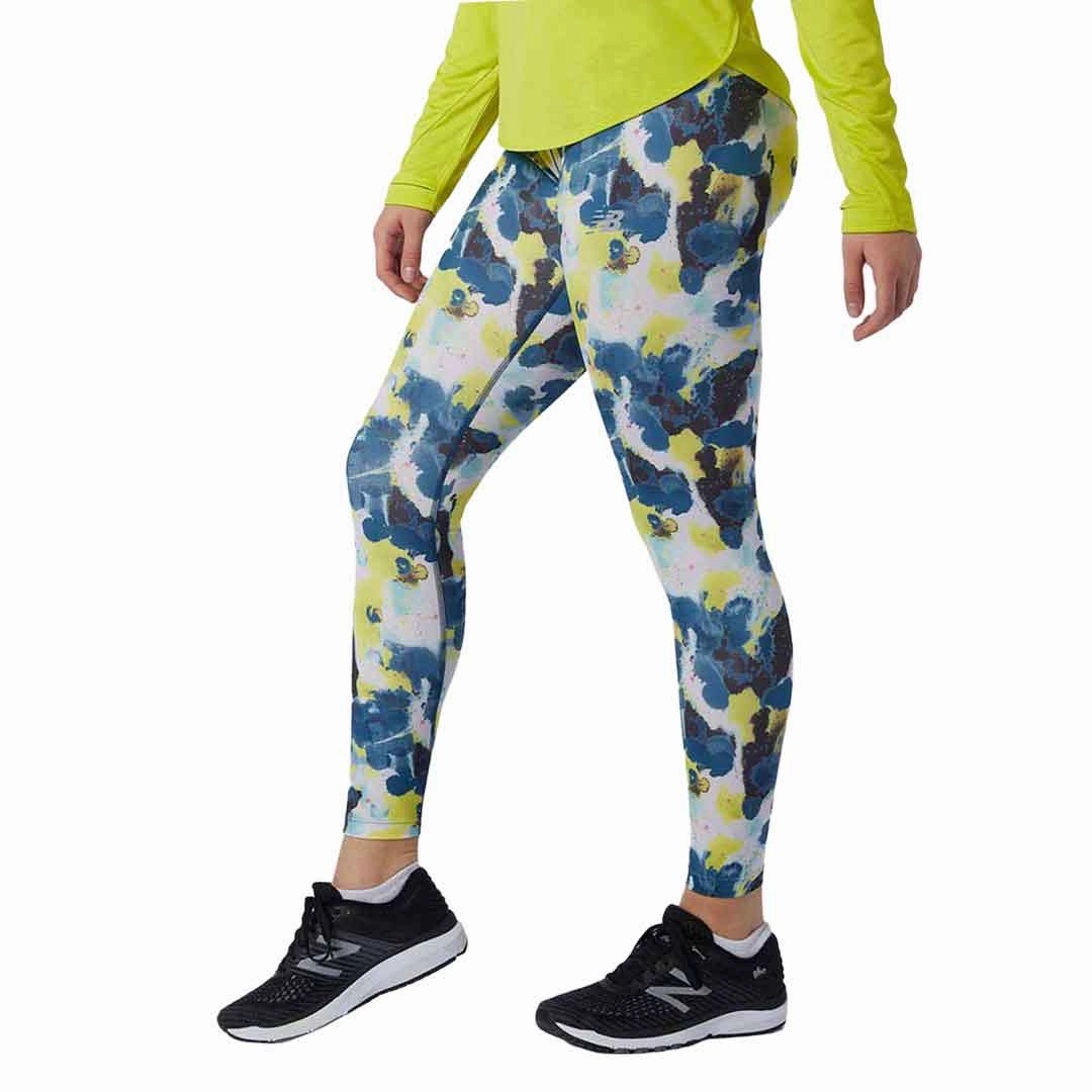 New Balance - Women's Printed Accelerate Tights (WP11213 BYU) Go Anywhere Stretchable Comfort