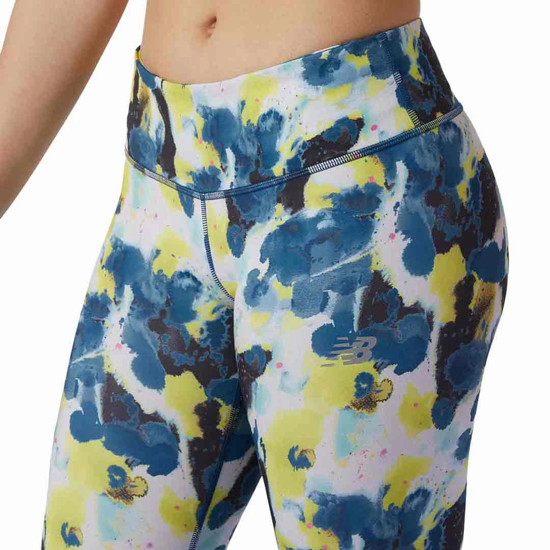 Stretchable Fabric New Balance - Women's Printed Accelerate Tights (WP11213 BYU)