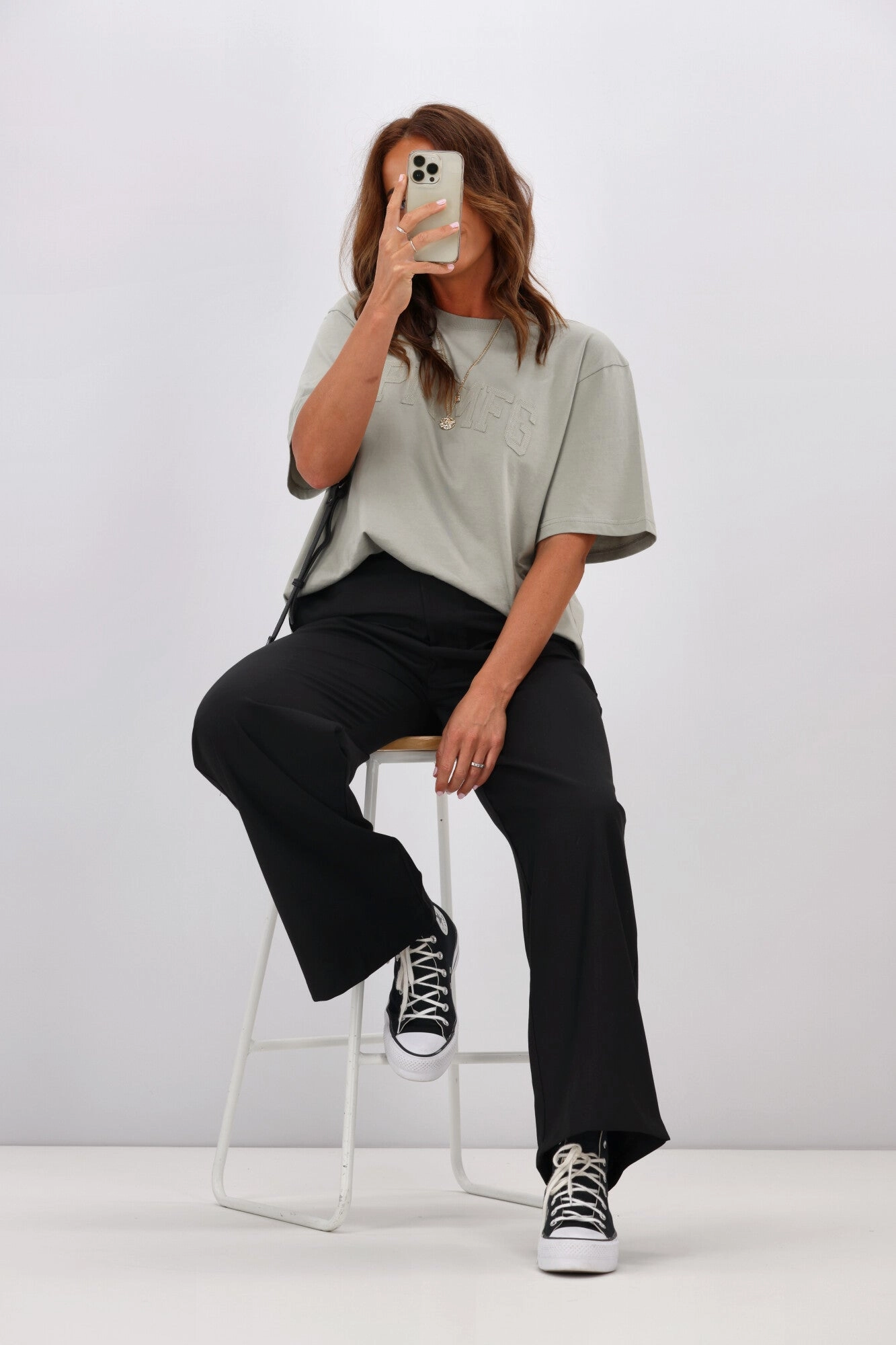 RPM Cleo Pant Black Loose Fit Minimalist Style