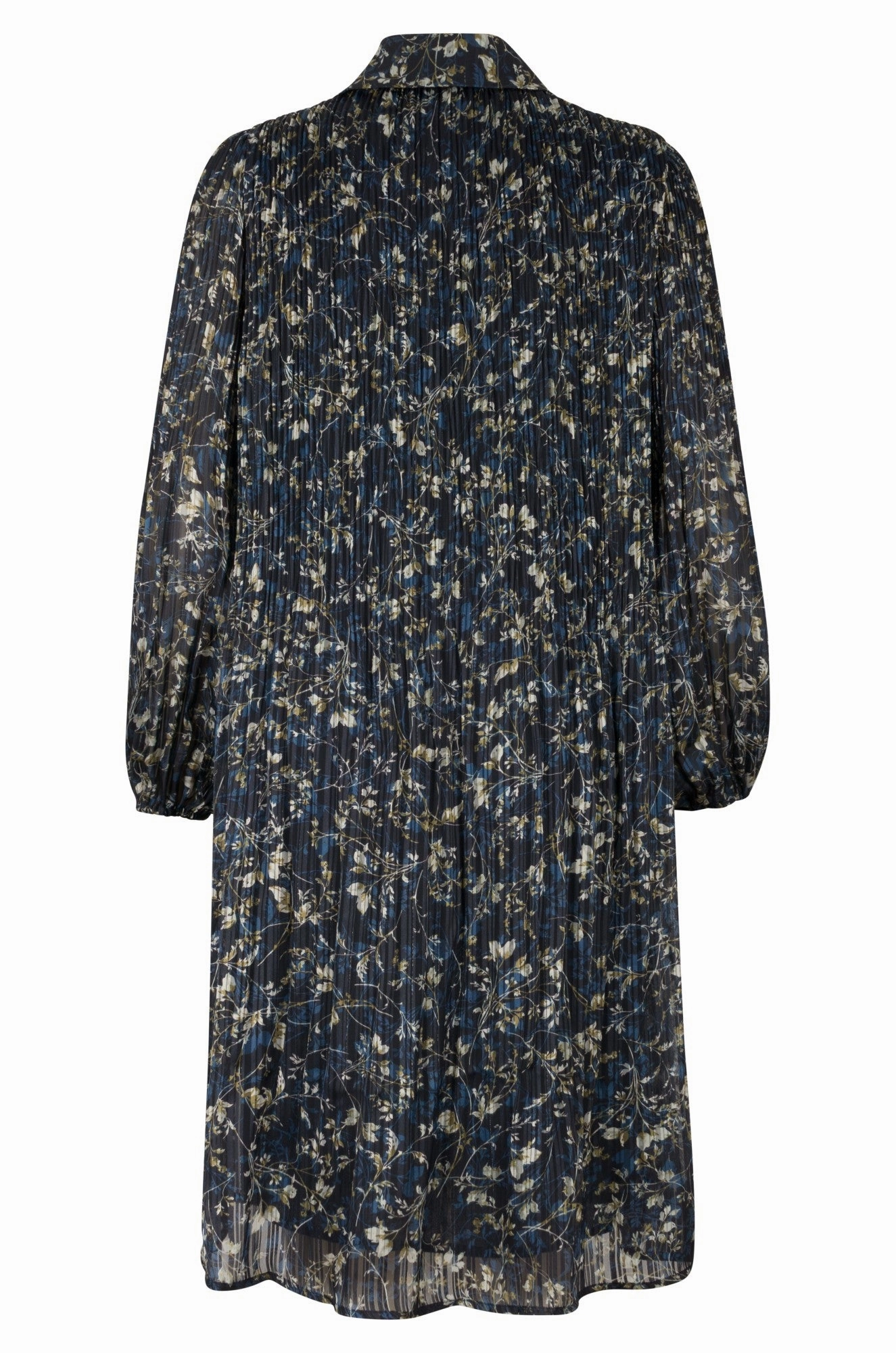 Modern and Feminine Dress | Navy Olive Stem | 8564B1