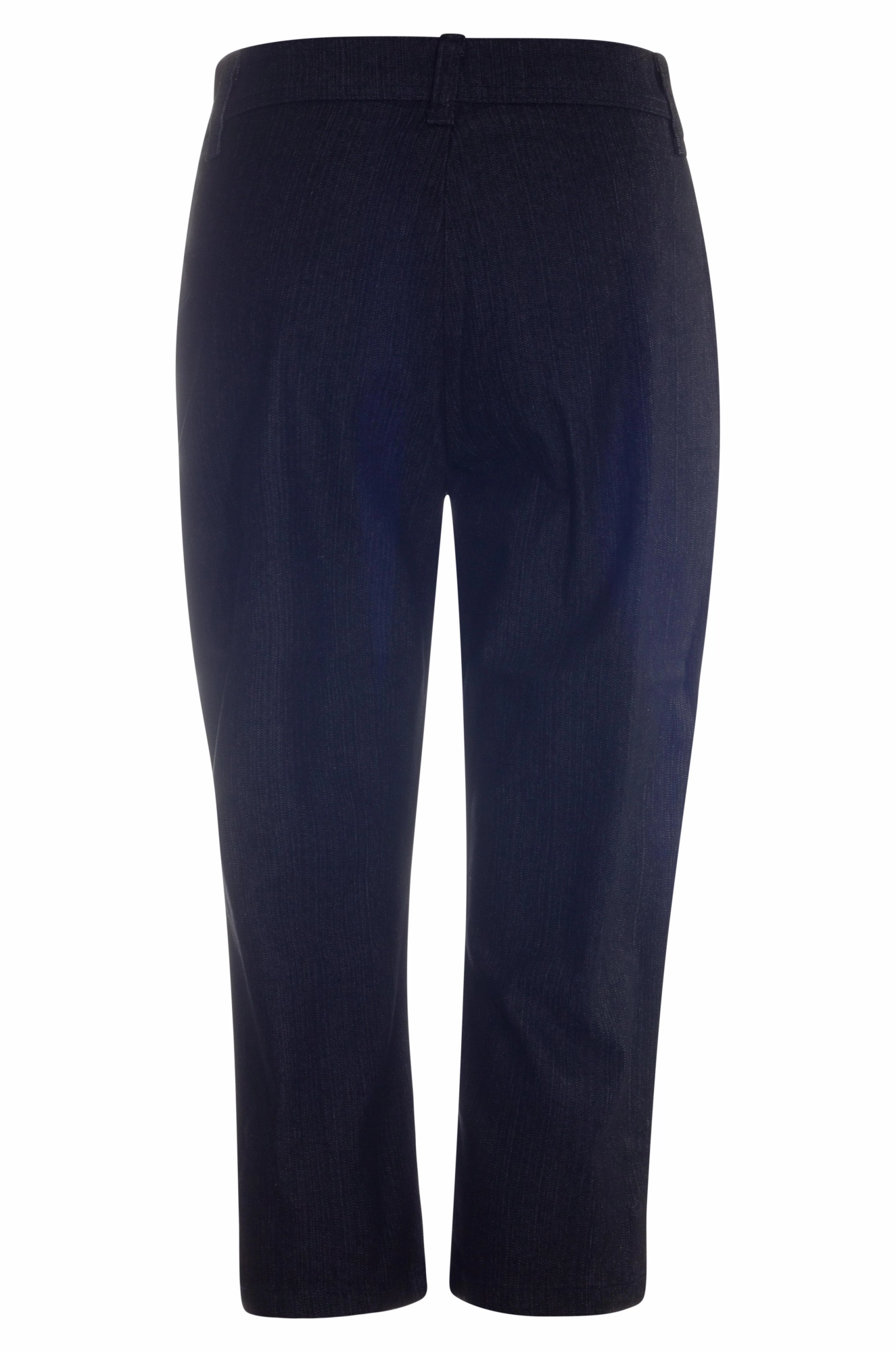 Thermal Regulating Fabric Multi Layer Knee Reinforcement Wide waistband Mid Calf Jeans | BLACK | 6597AR