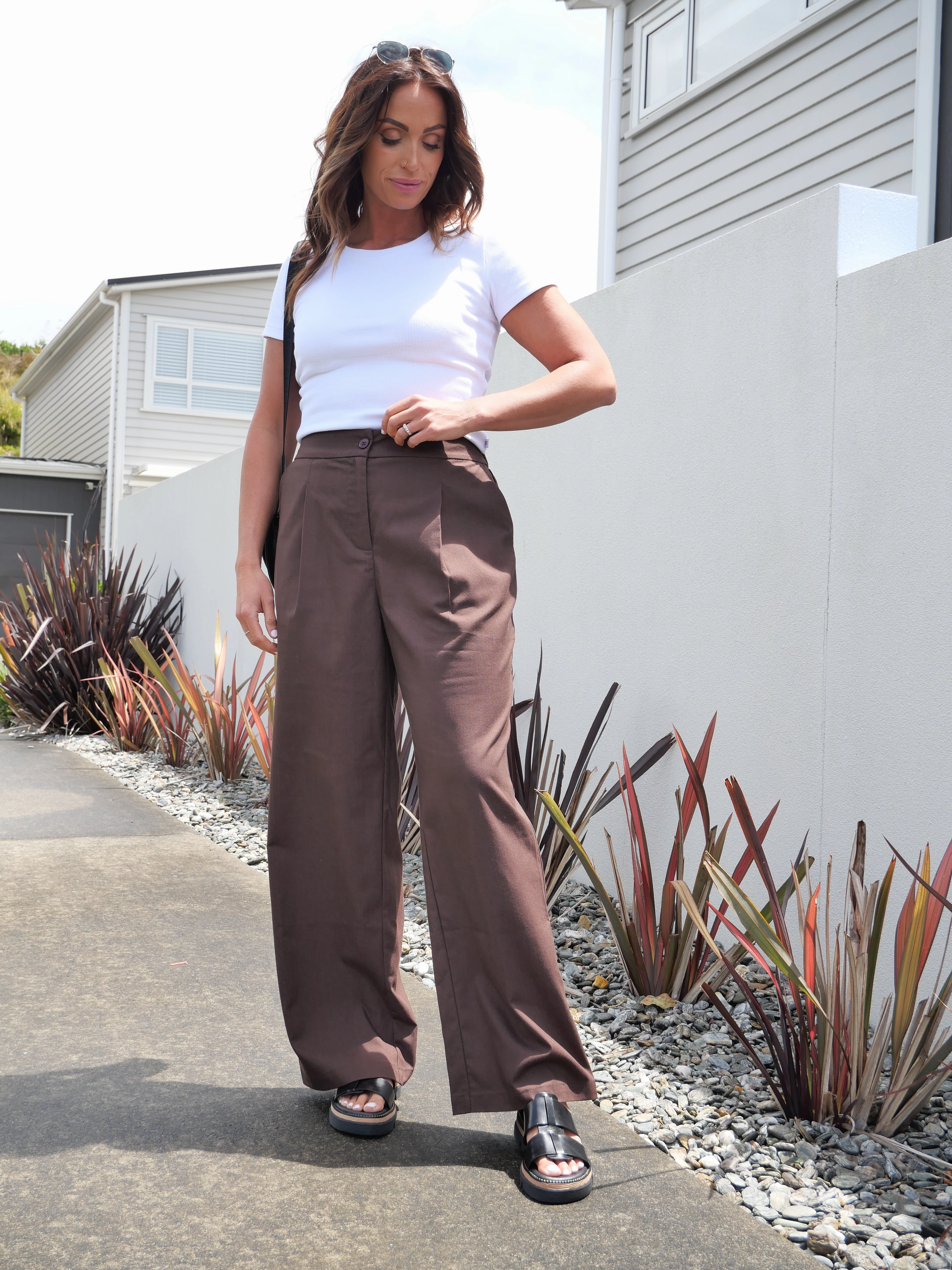 Shine On Label Zephyr Pants Chocolate Outdoor Lover Moisture Wicking