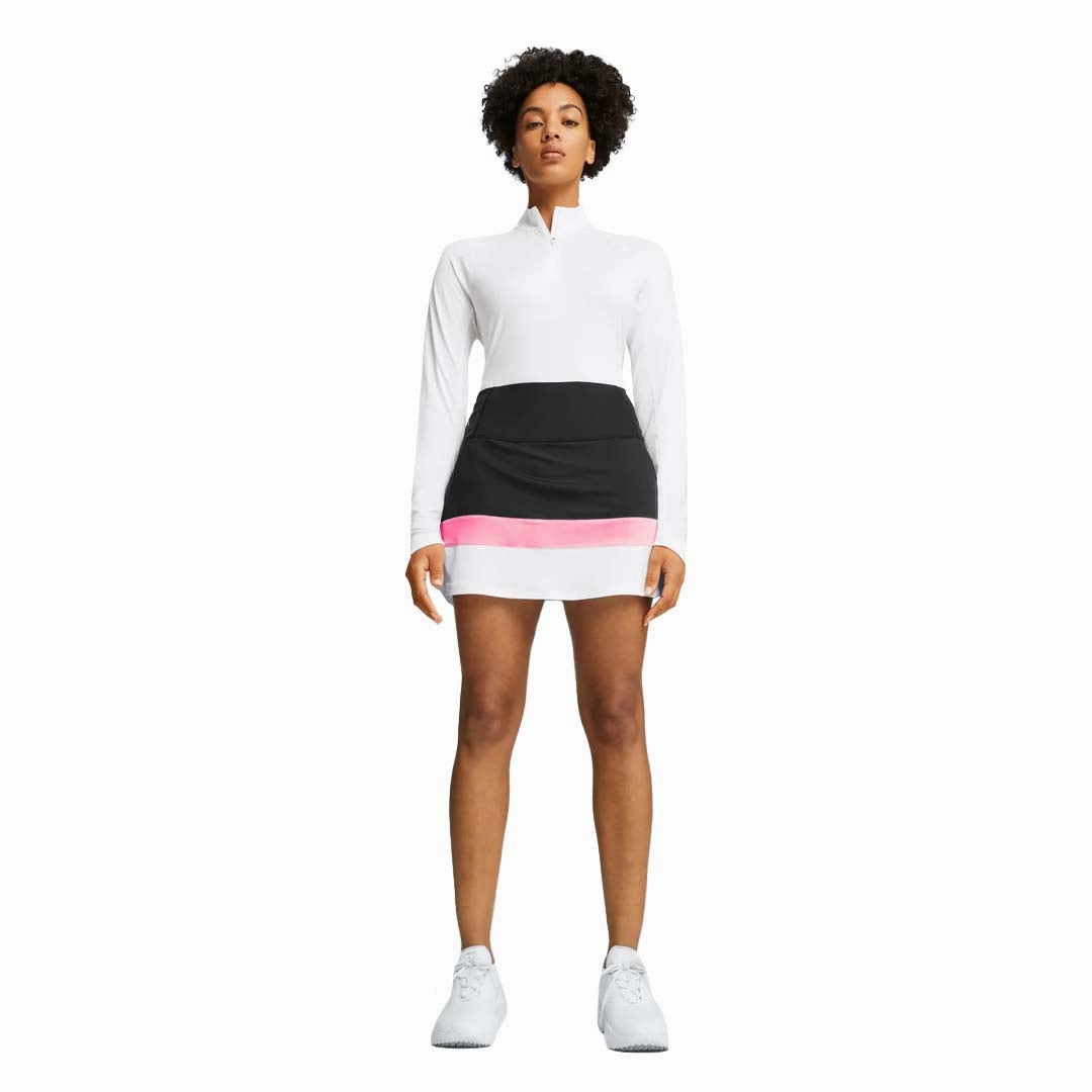 EasyCareFabric Layering Comfort Puma - Women's PWRMESH Colorblock Skirt (622268 01)