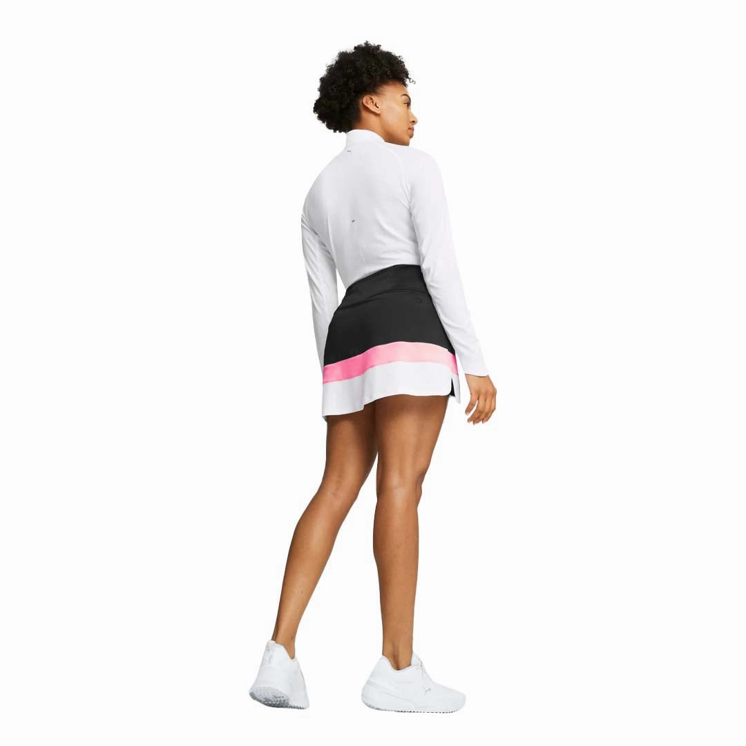 Puma - Women's PWRMESH Colorblock Skirt (622268 01) Comfort Fit