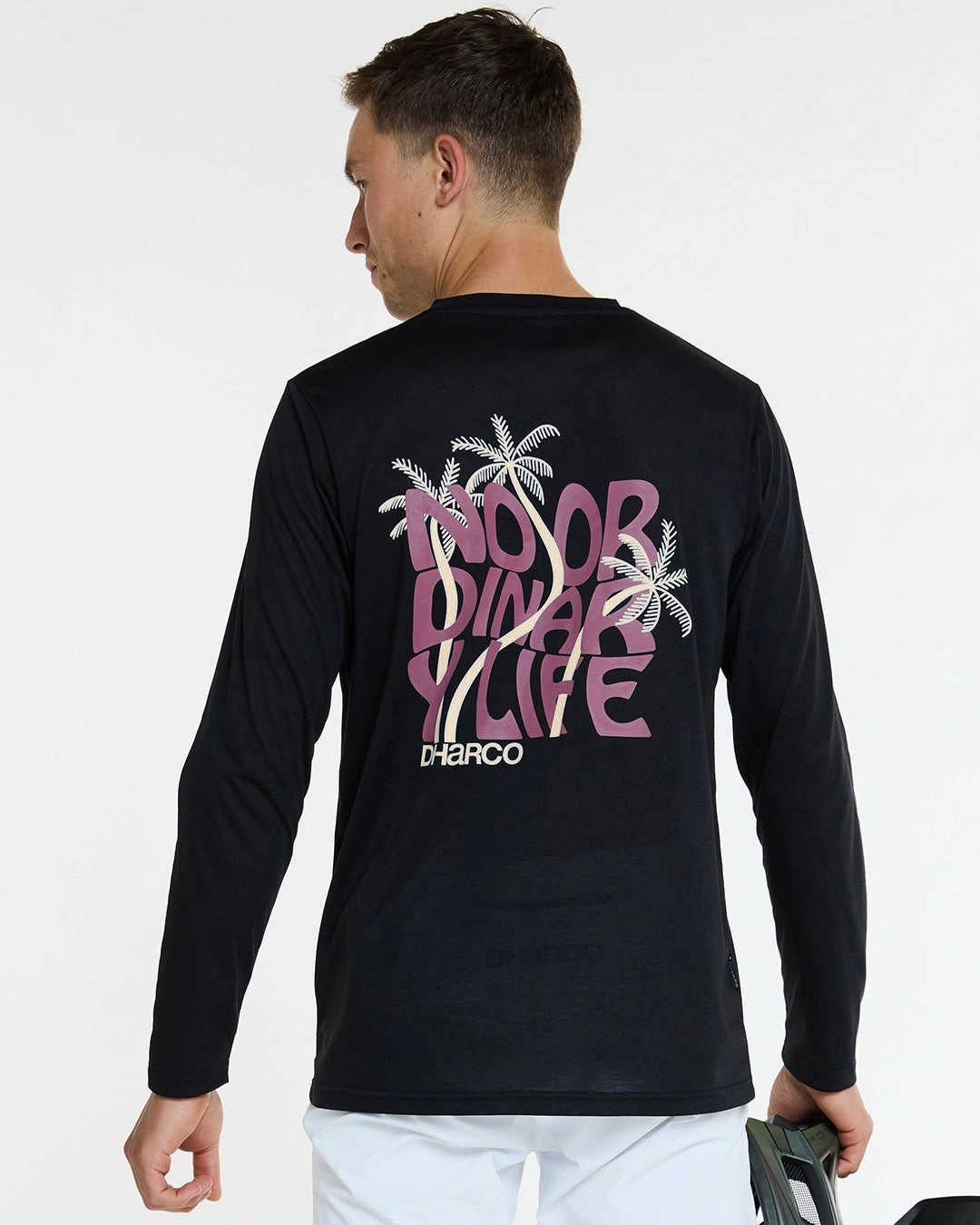 discount offer Mens Long Sleeve Tech Tee | Black