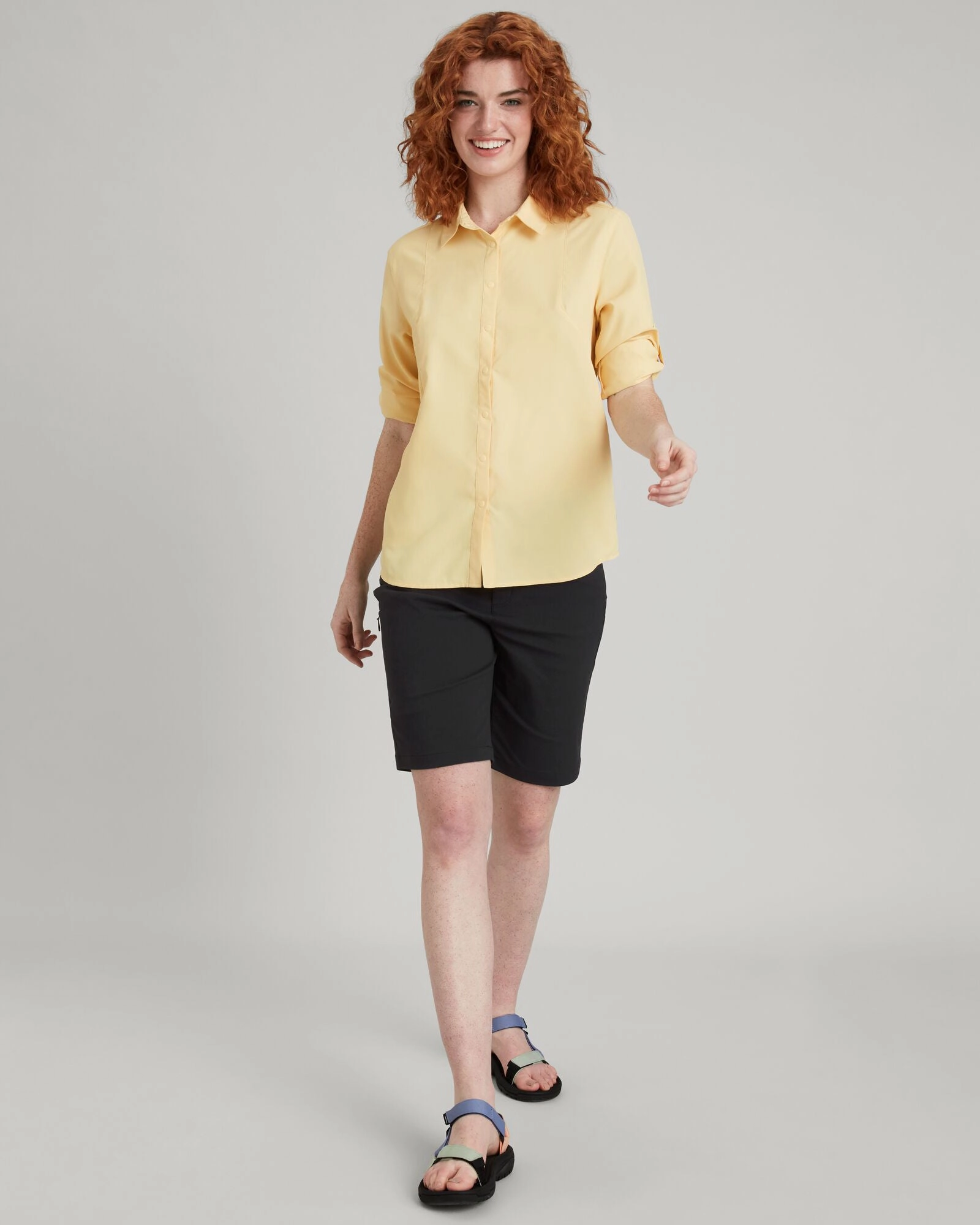 SUN-Scout UPF Women's Long Sleeve Shirt - Sunlit Anti Static Fabric