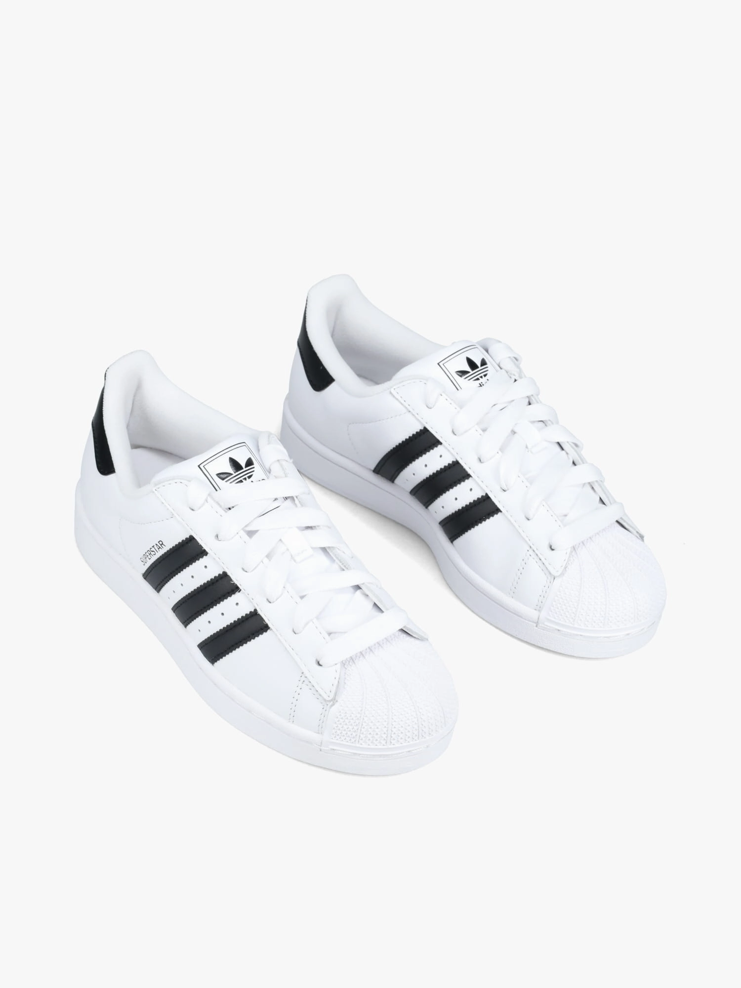 Day To Day Super Star White Black leather