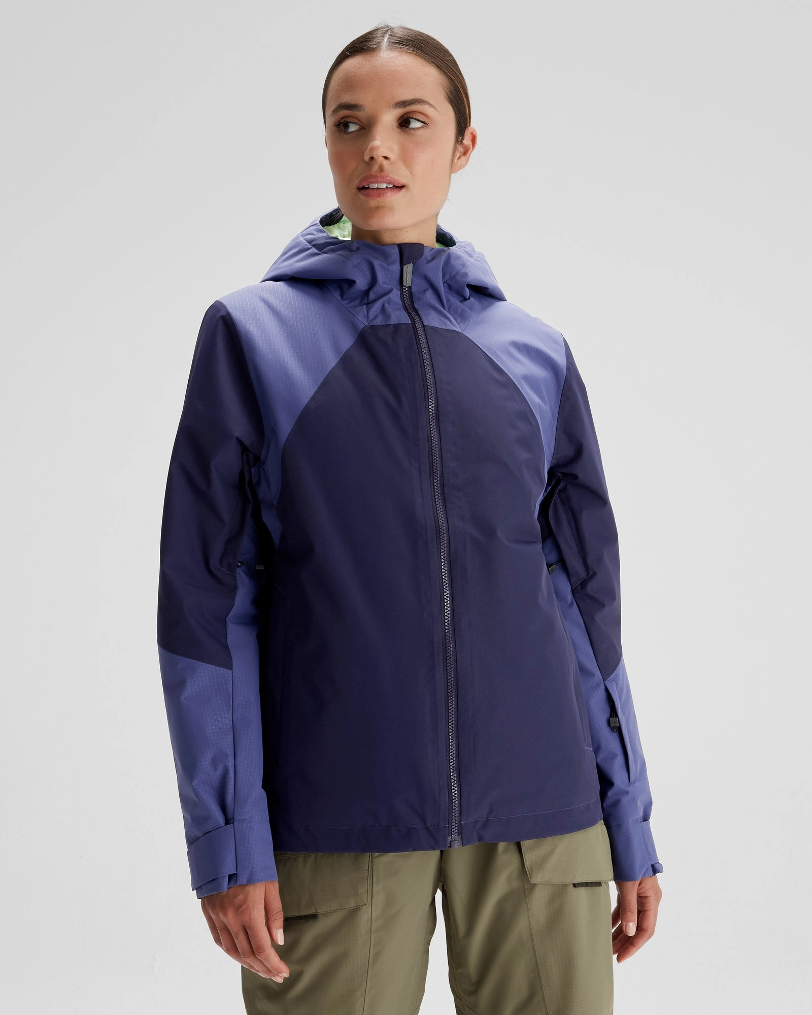 Women's PWDR-Days 2L Insulated Snow Jacket - Dark Horizon/Horizon Line Thermal Lining Fit For Travel