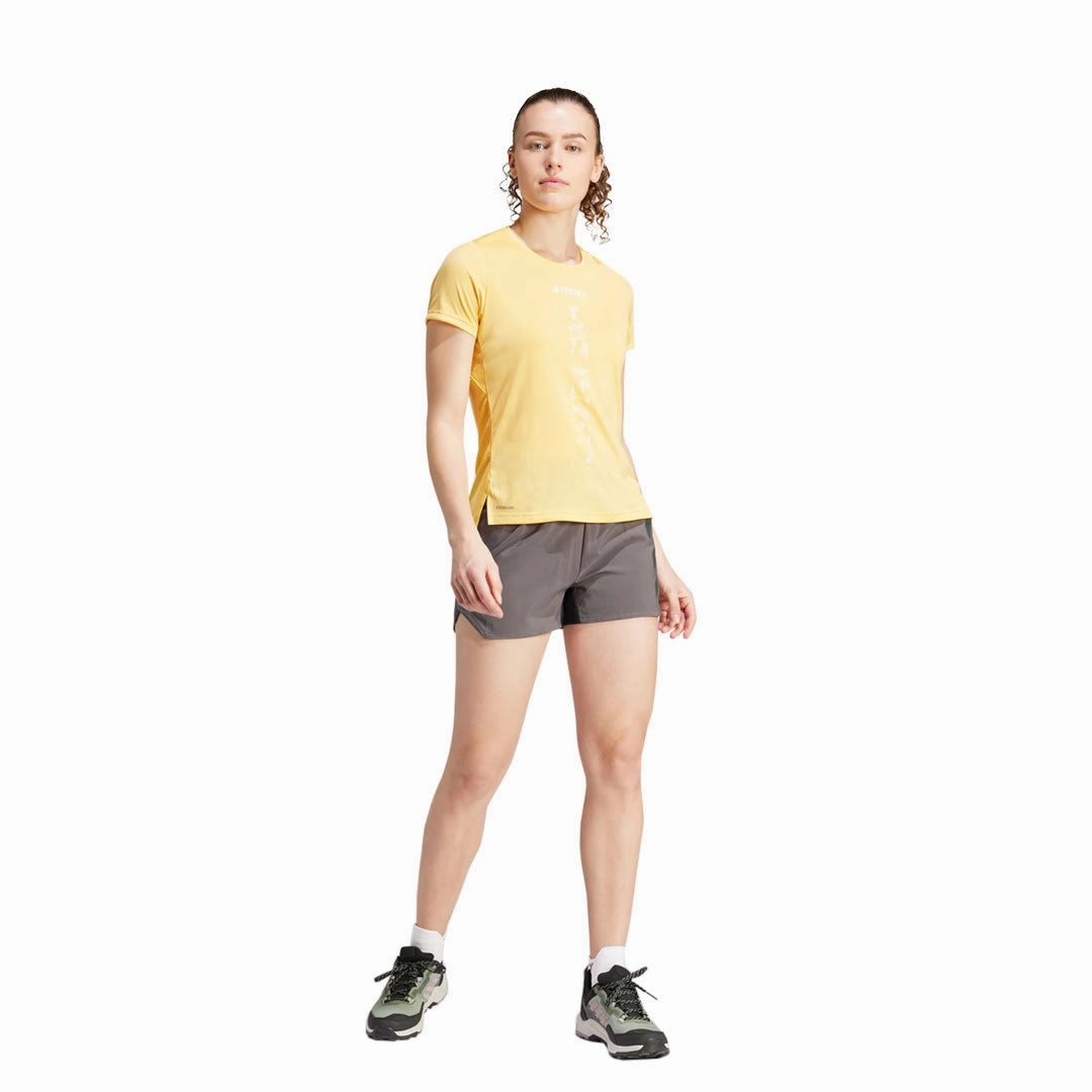 Roomy Fit adidas - Women's Terrex Agravic Trail 3 Inch Running Shorts (IP4859-3IN)