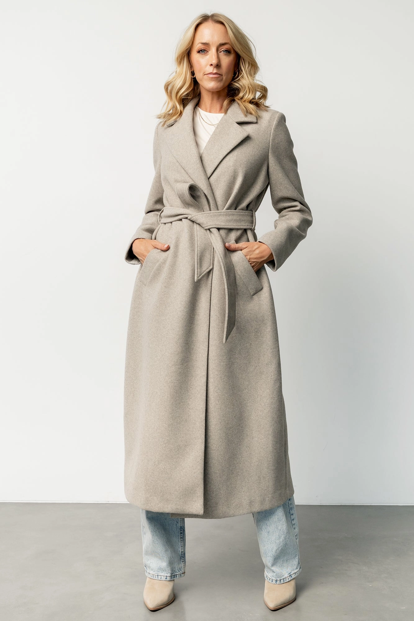 Bonded Seam Technology Glenwood Coat | Greige
