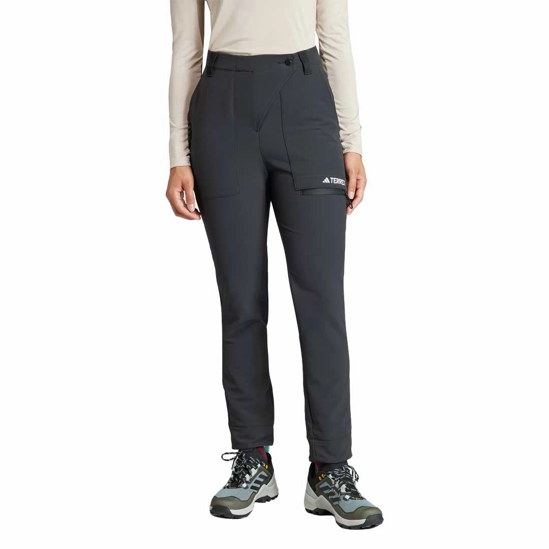 Non Restrictive Fit Stretchy Material adidas - Women's Terrex Xperior Yearound Soft Shell Pant (IB1131)