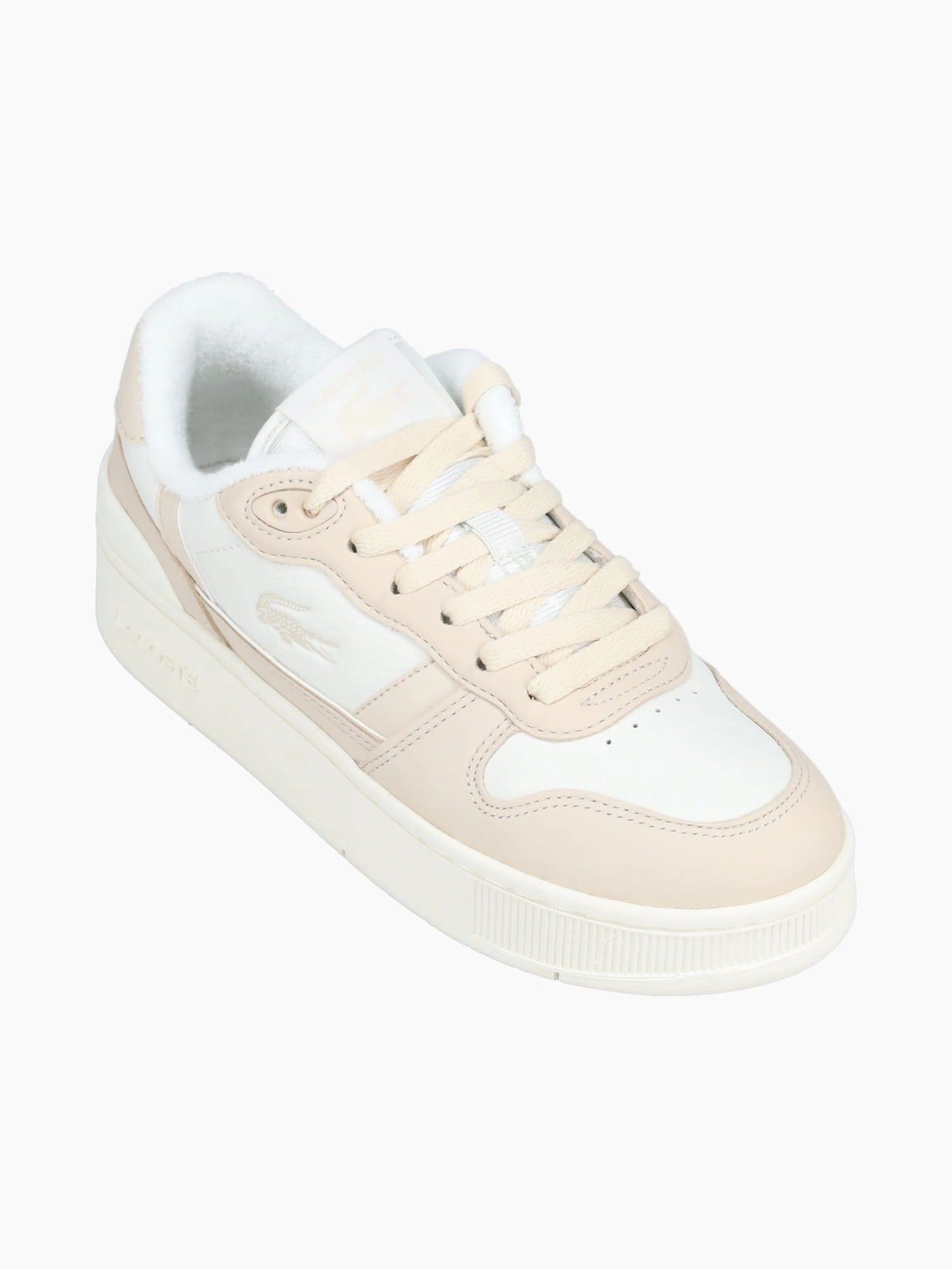 Vibrant lining Tclip Platform  Offwht Off wht leather